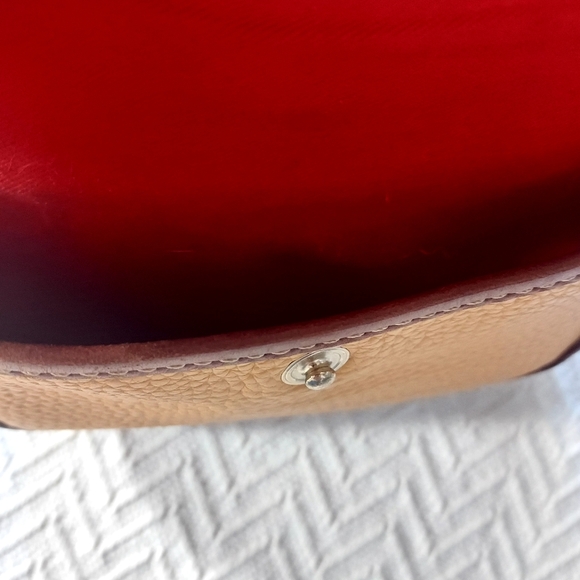 Dooney & Bourke Bristol Yellow Leather Handbag with Brown Accents With Wallet - Picture 12 of 16